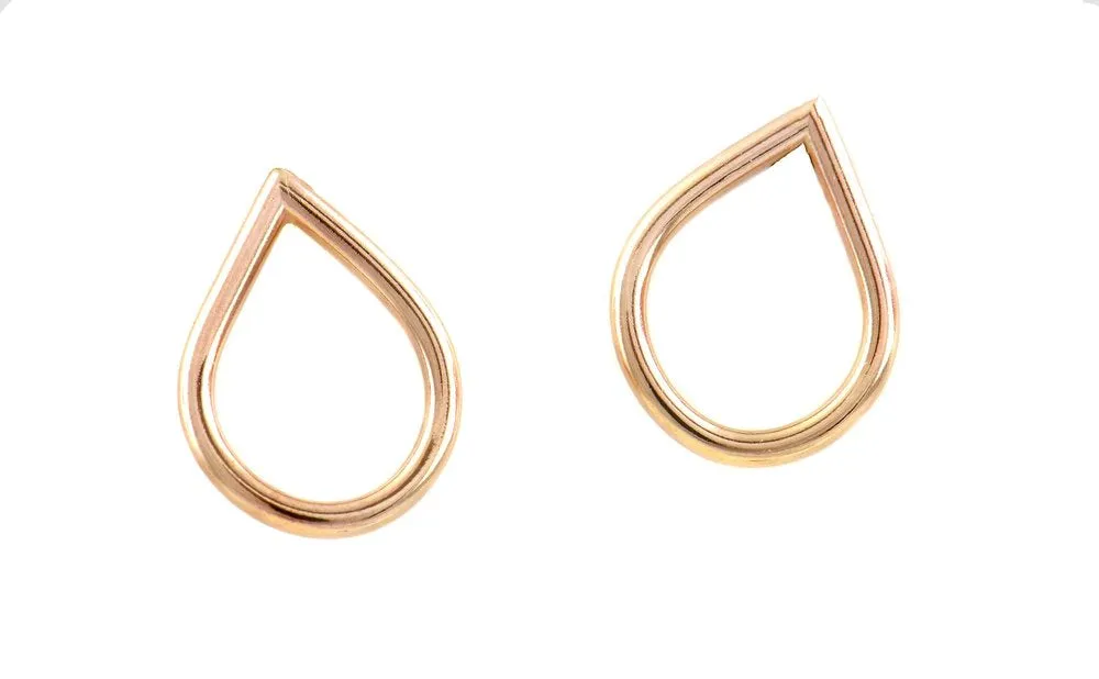 Agapantha Jewelry Raindrop Stud Earrings