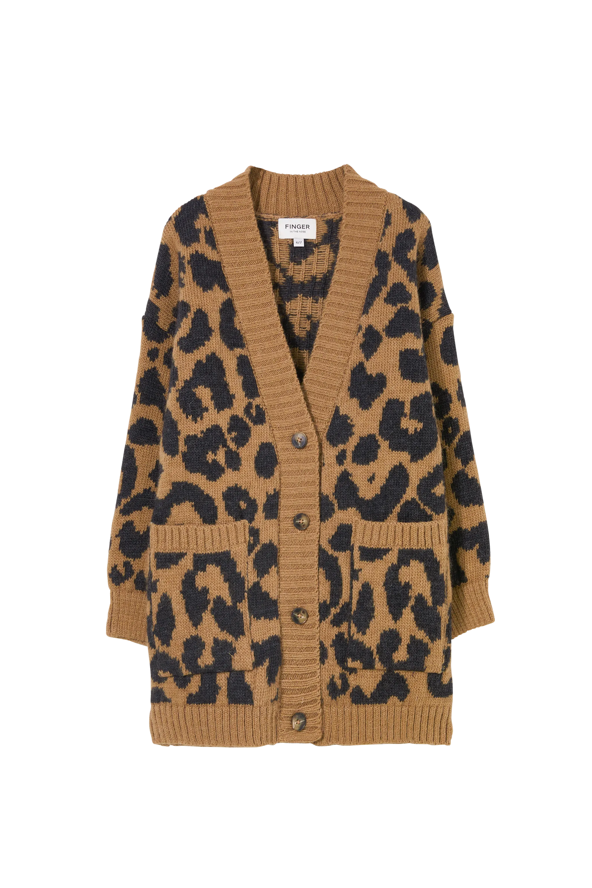 ALIENA Tobacco Leopard - Long Cardigan