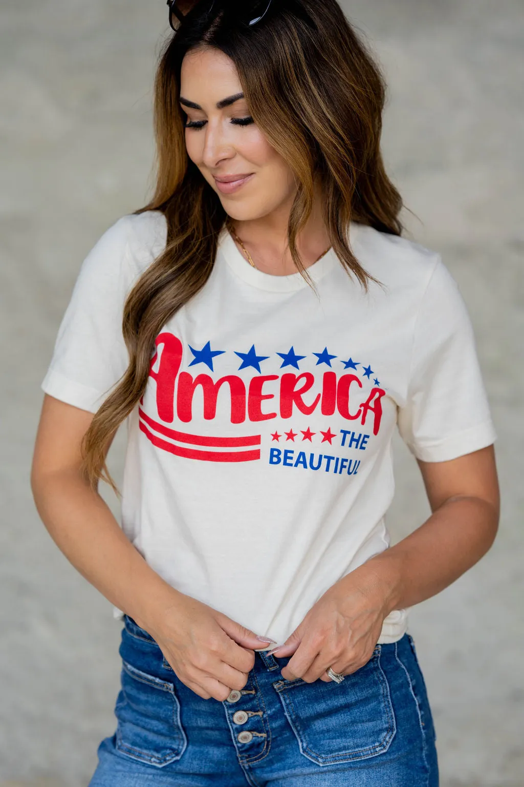 America The Beautiful Graphic Tee