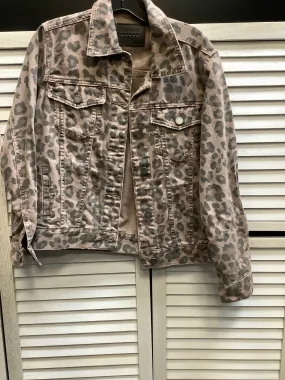 Animal Print Jacket Denim Blanknyc, Size Xs