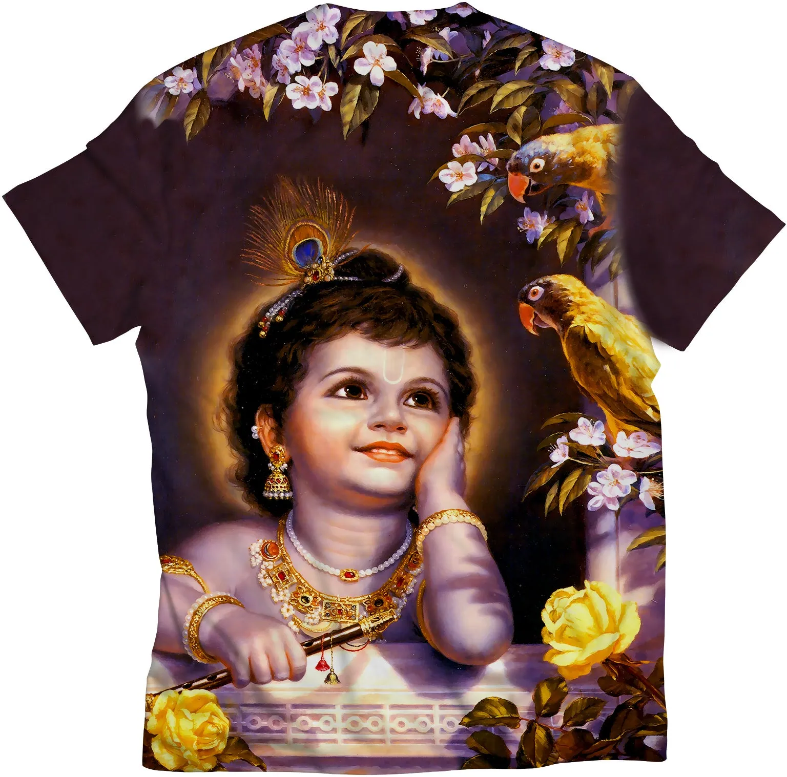 Baby Krishna with Birds