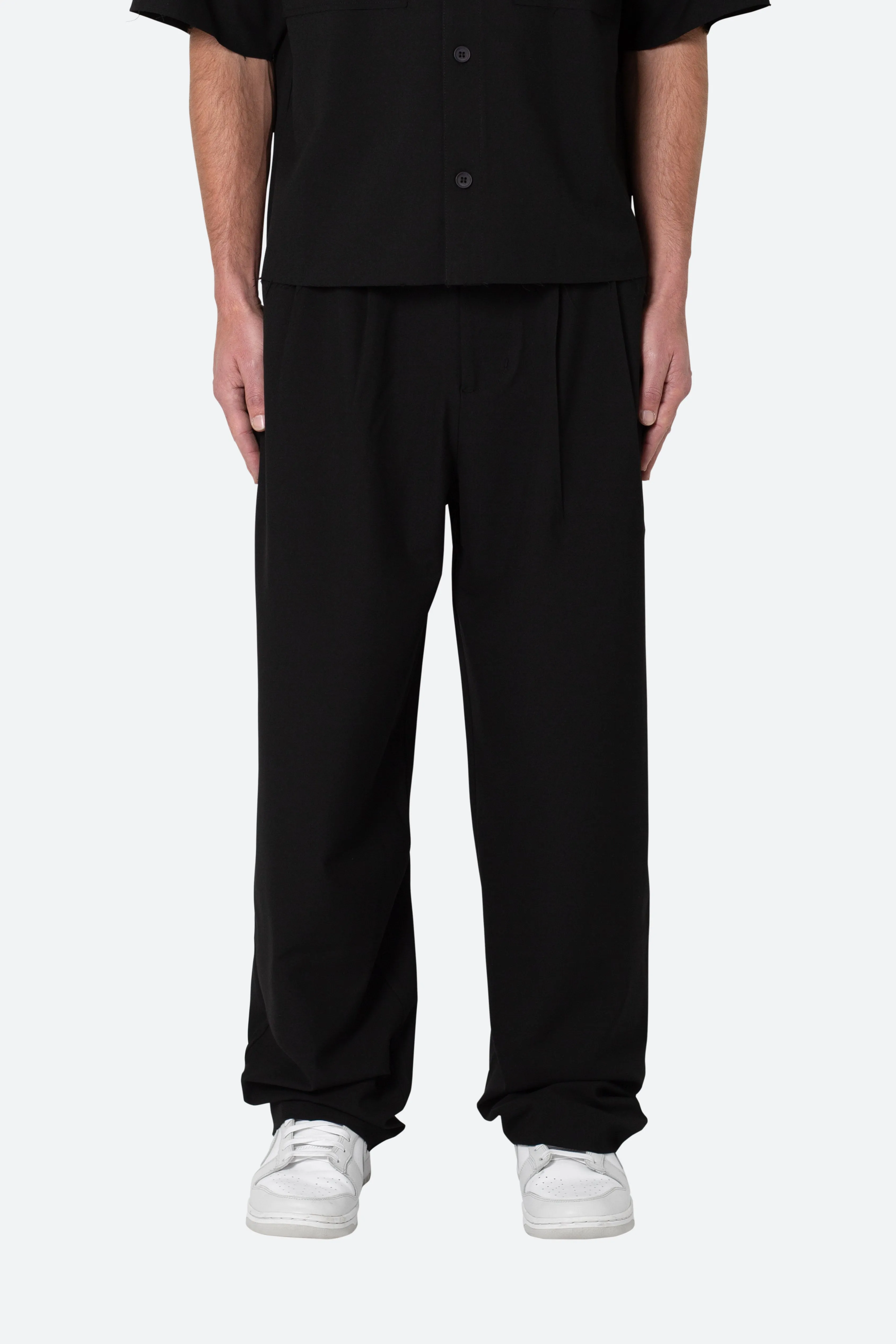 Baggy Trouser Pants - Black