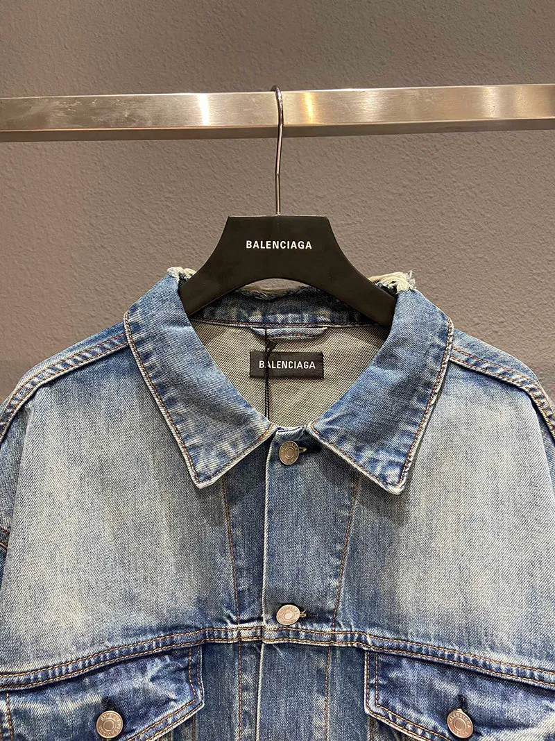 Balenciaga Denim Jacket Blue