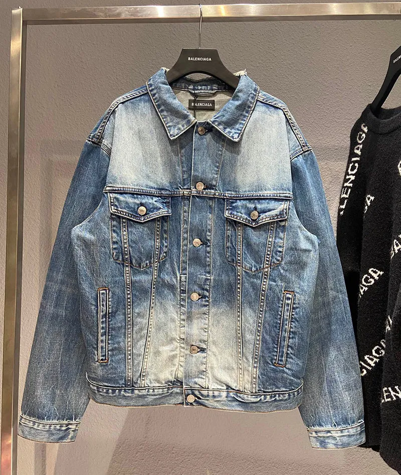 Balenciaga Denim Jacket Blue