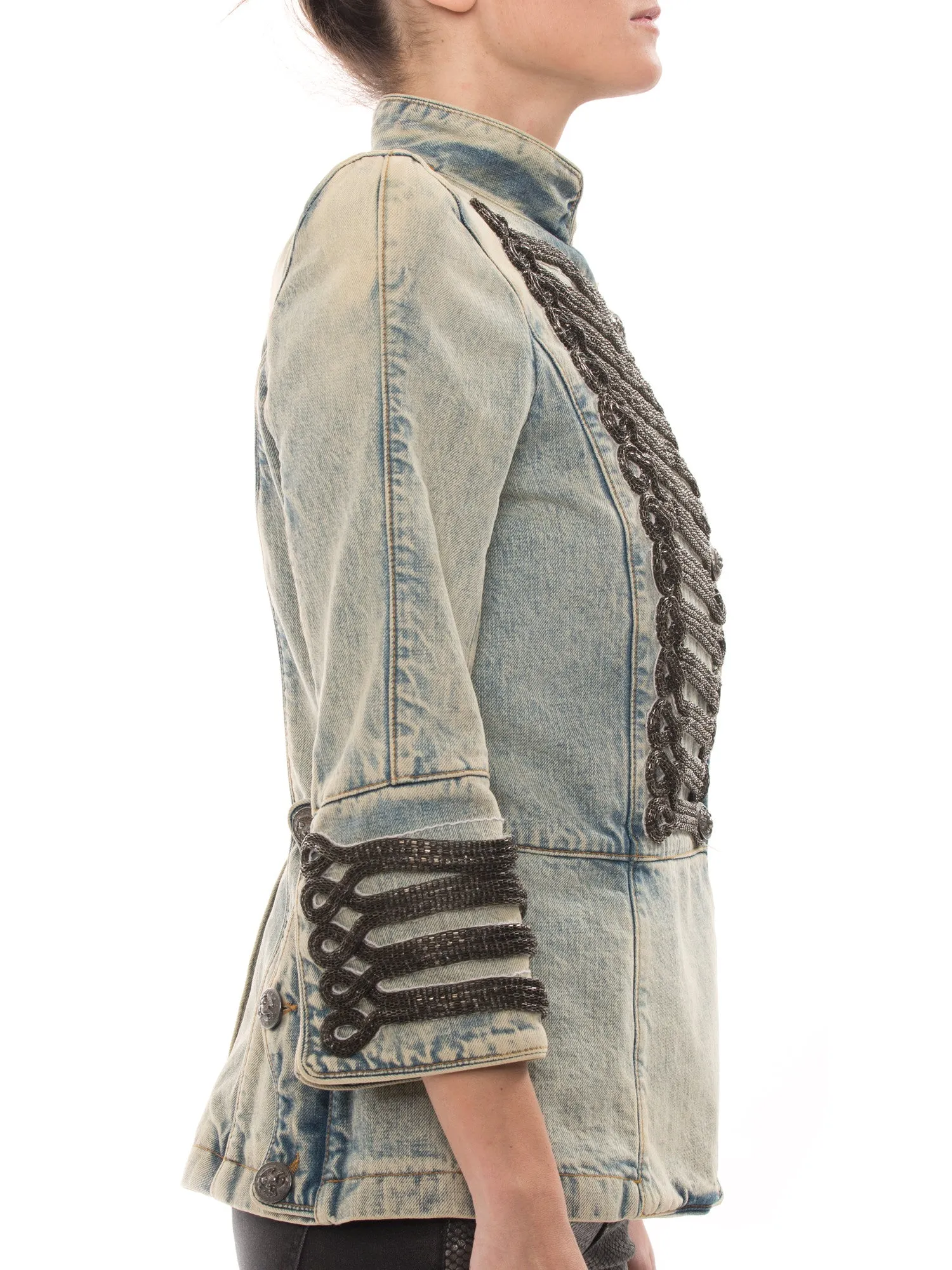 Balmain Military Denim Jacket