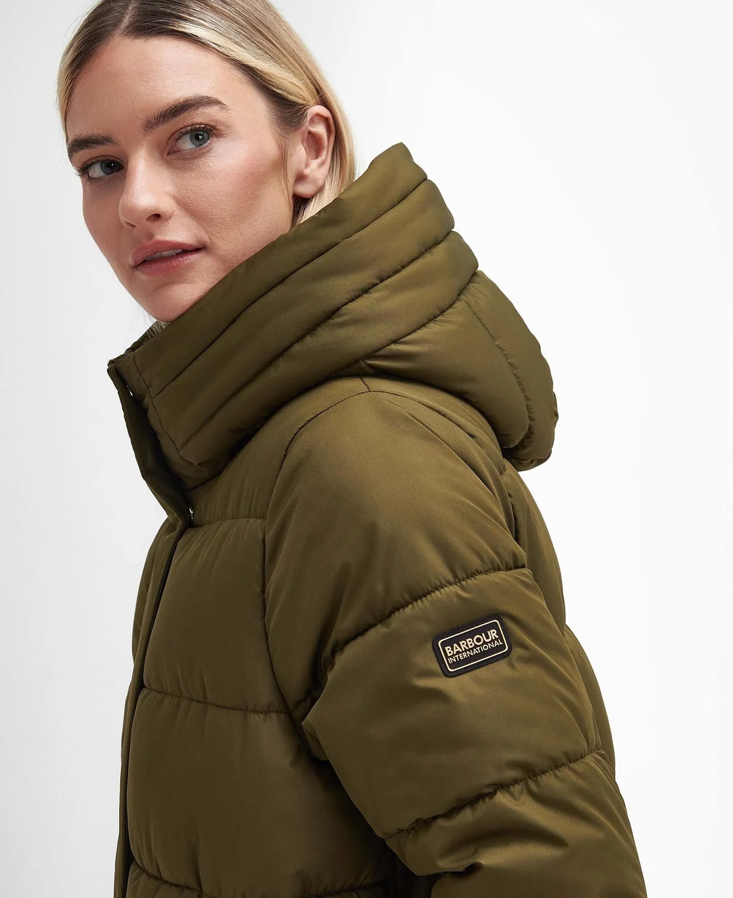 Barron Longline Puffer Jacket- Empire Green