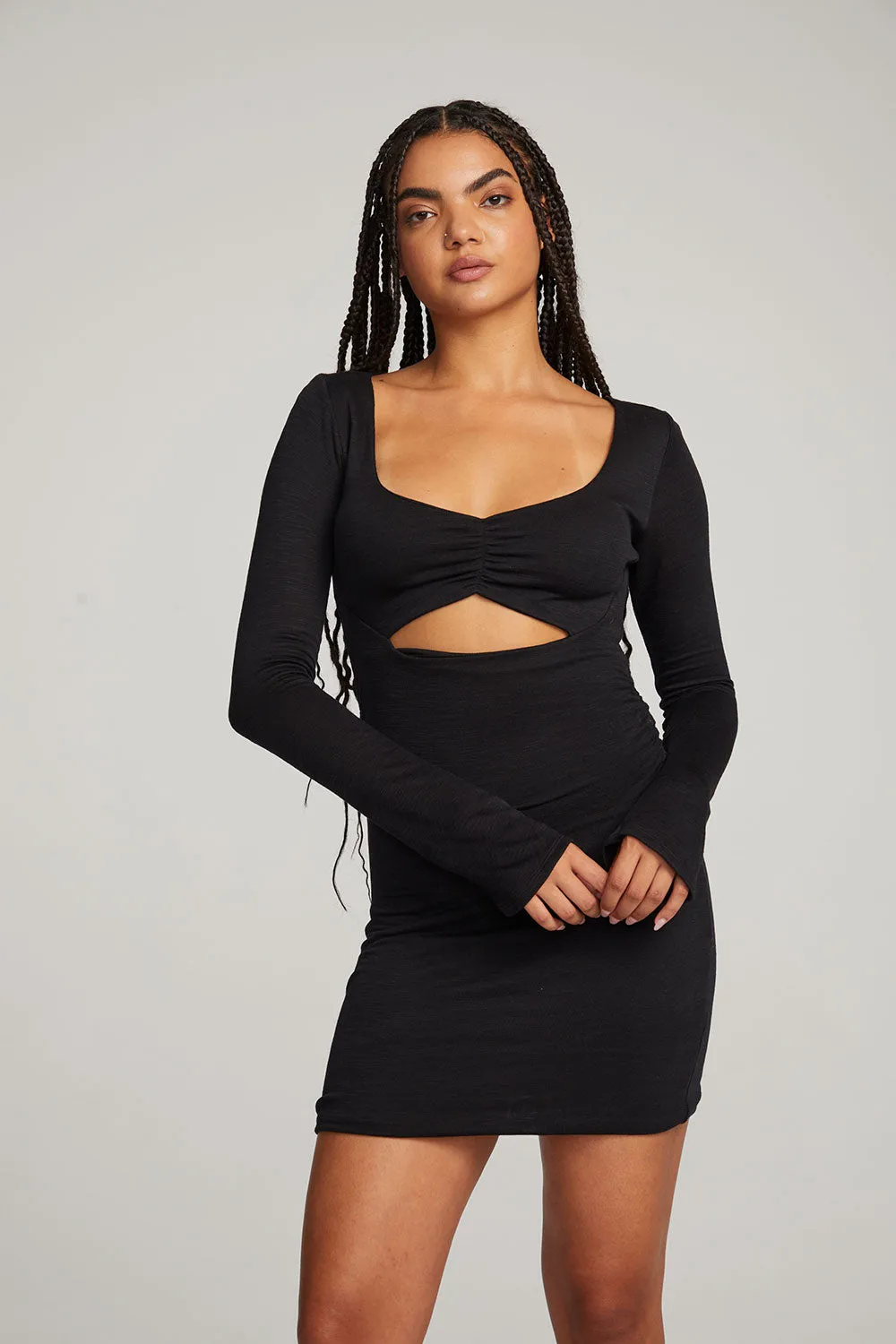 Bay Licorice Mini Dress