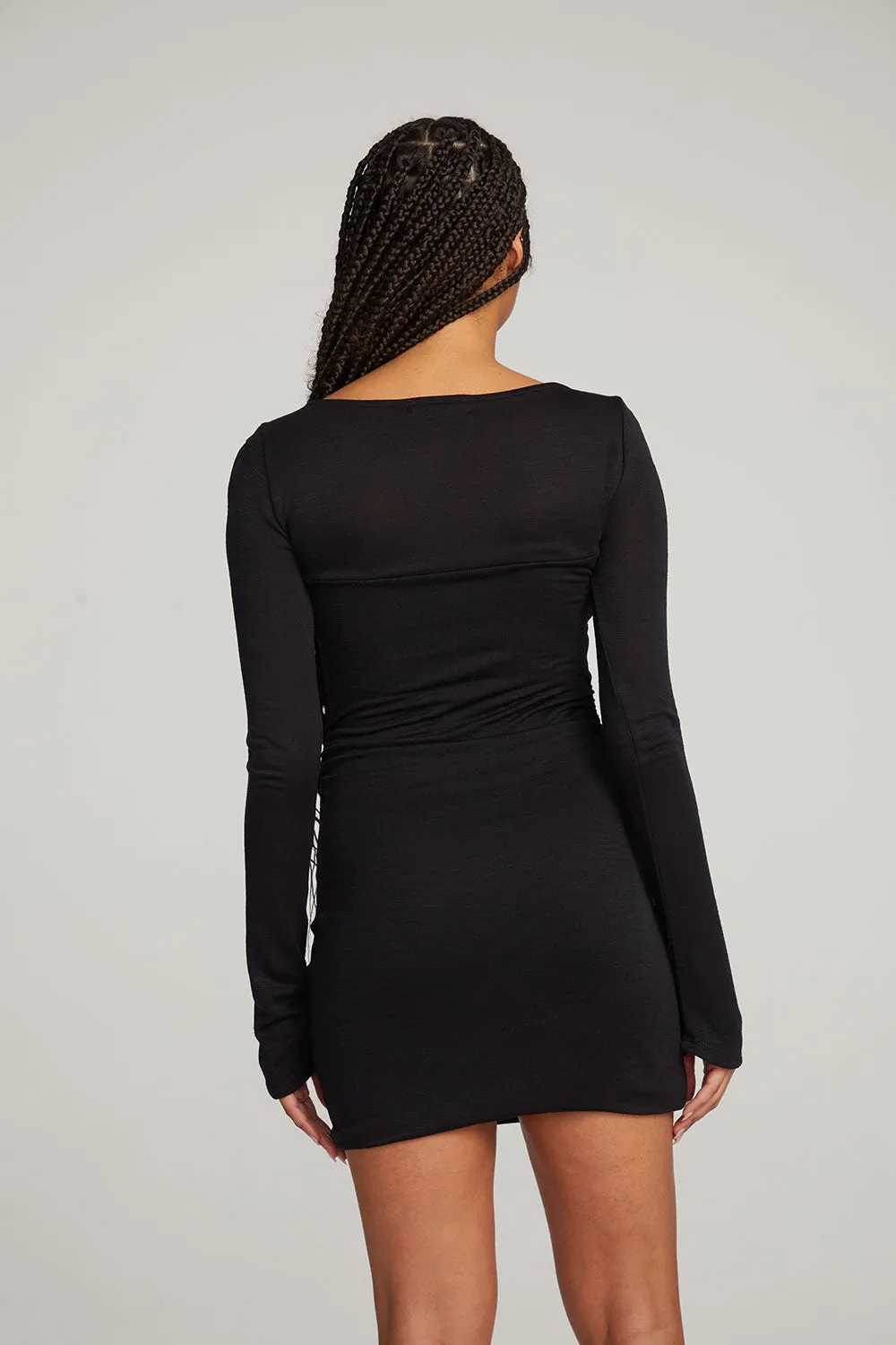 Bay Licorice Mini Dress