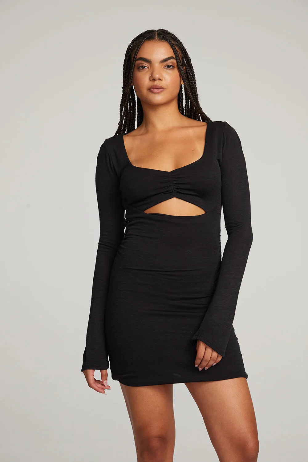 Bay Licorice Mini Dress