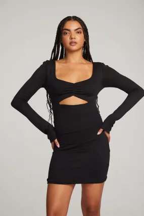 Bay Licorice Mini Dress