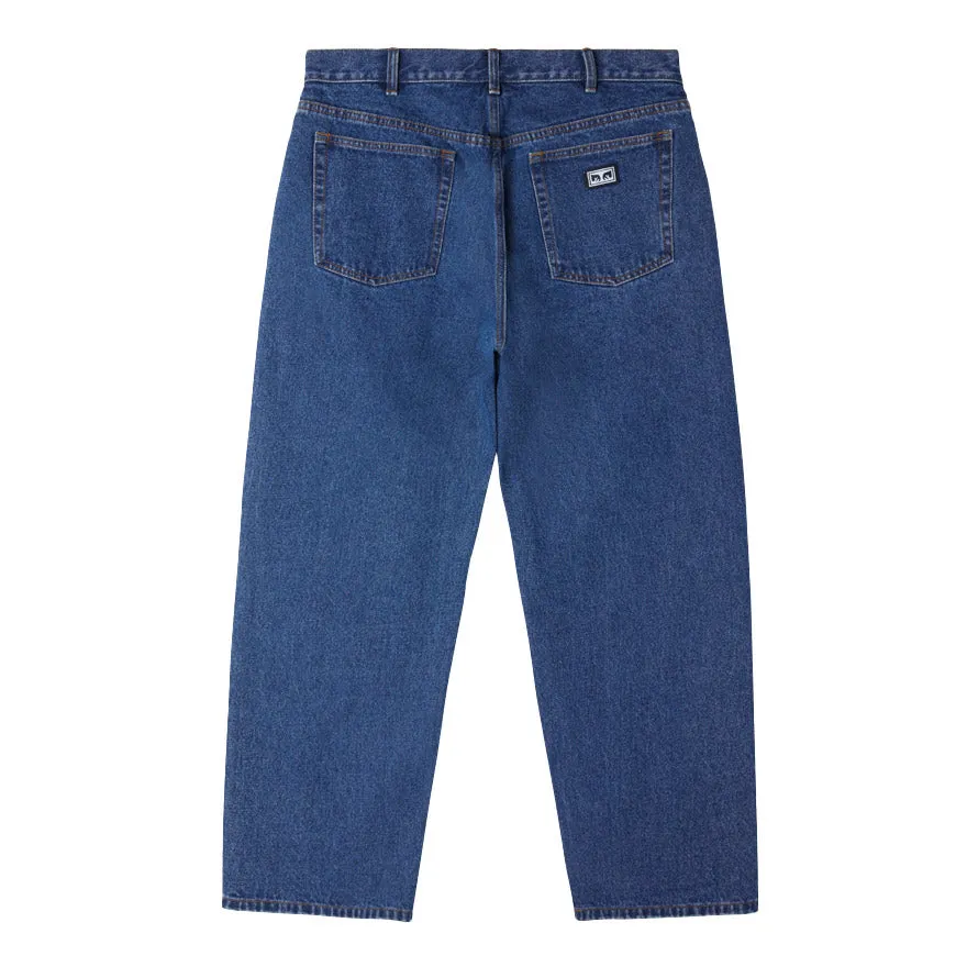 Bigwig baggy denim Stone wash indigo