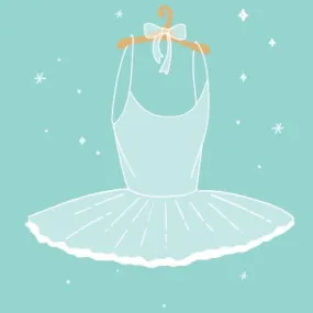 Birthday Card - Mint with Dress