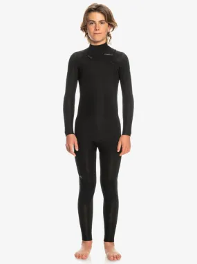 Boys 8-16 3/2mm Everyday Sessions Chest Zip Wetsuit - Black