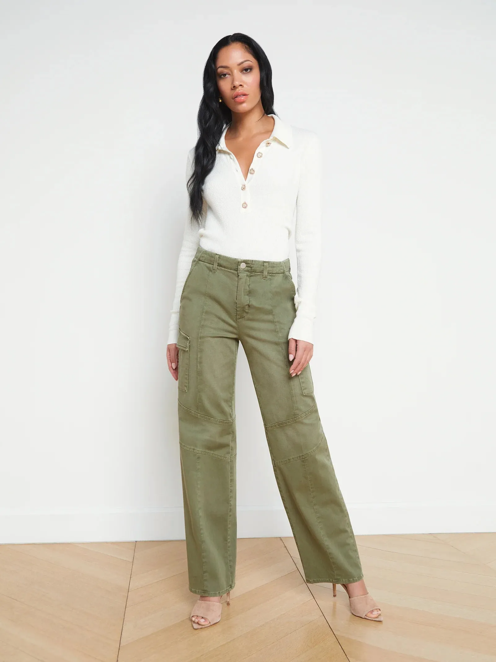 Brooklyn High Rise Utility Wide Leg