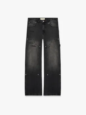 CARPENTER PANTS - WASHED BLACK