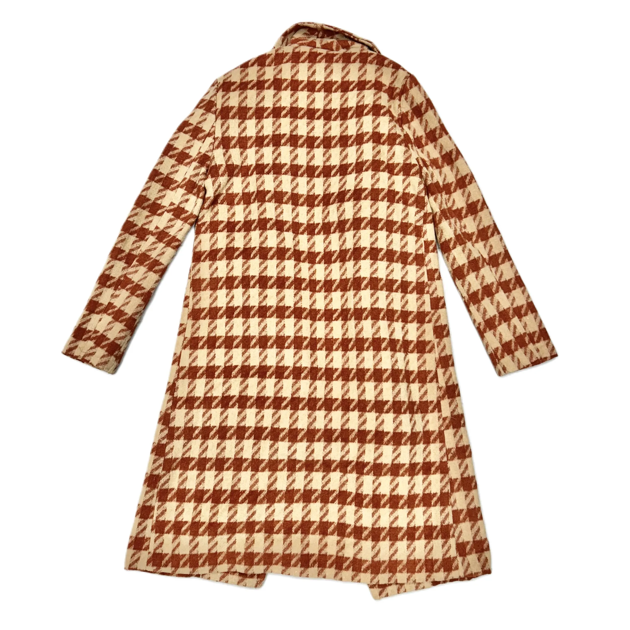 Coat Peacoat By Bb Dakota In Red & Tan, Size: Xs