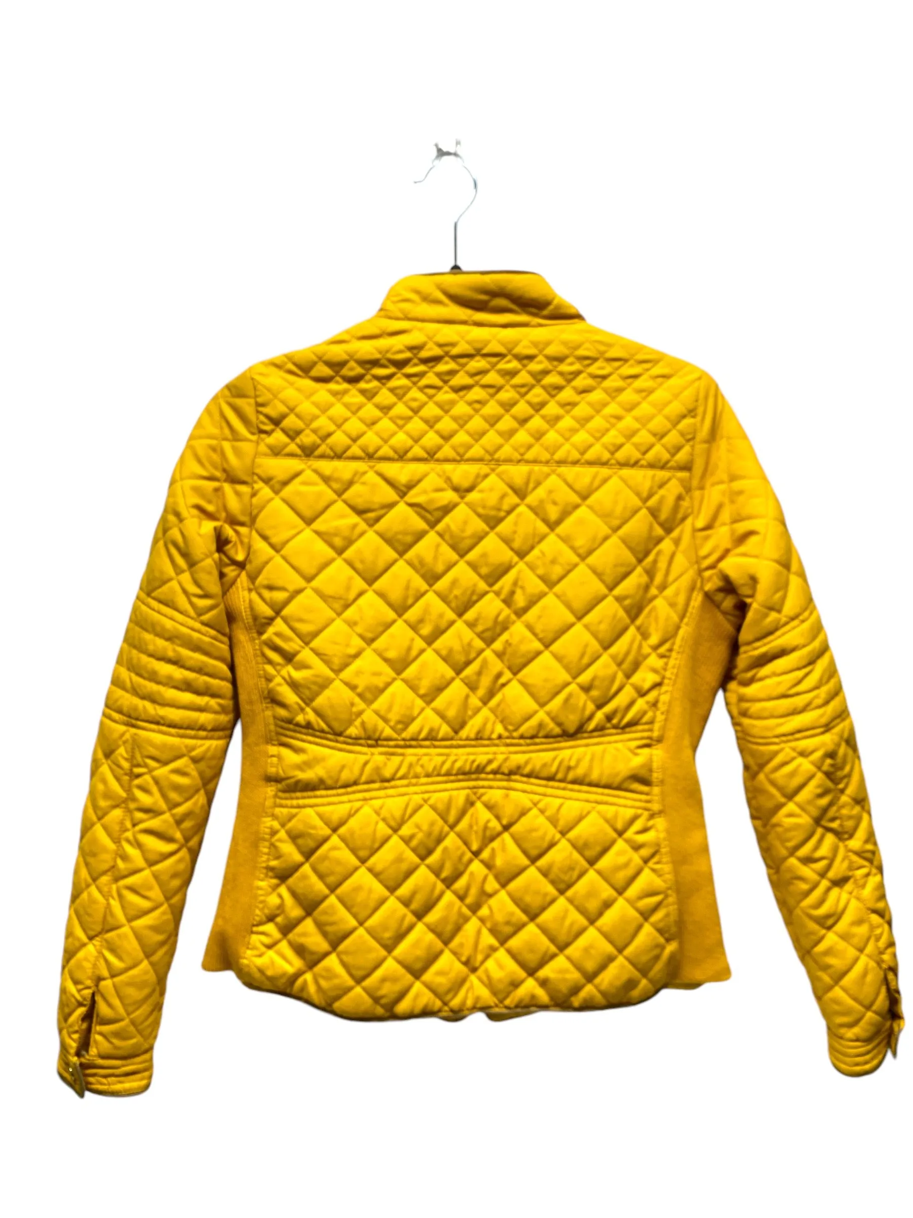 Coat Puffer & Quilted By Active Usa In Yellow, Size: S