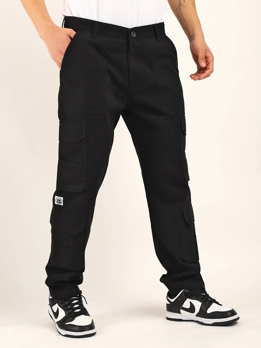 Cradel 8 Pocket Black Cargo