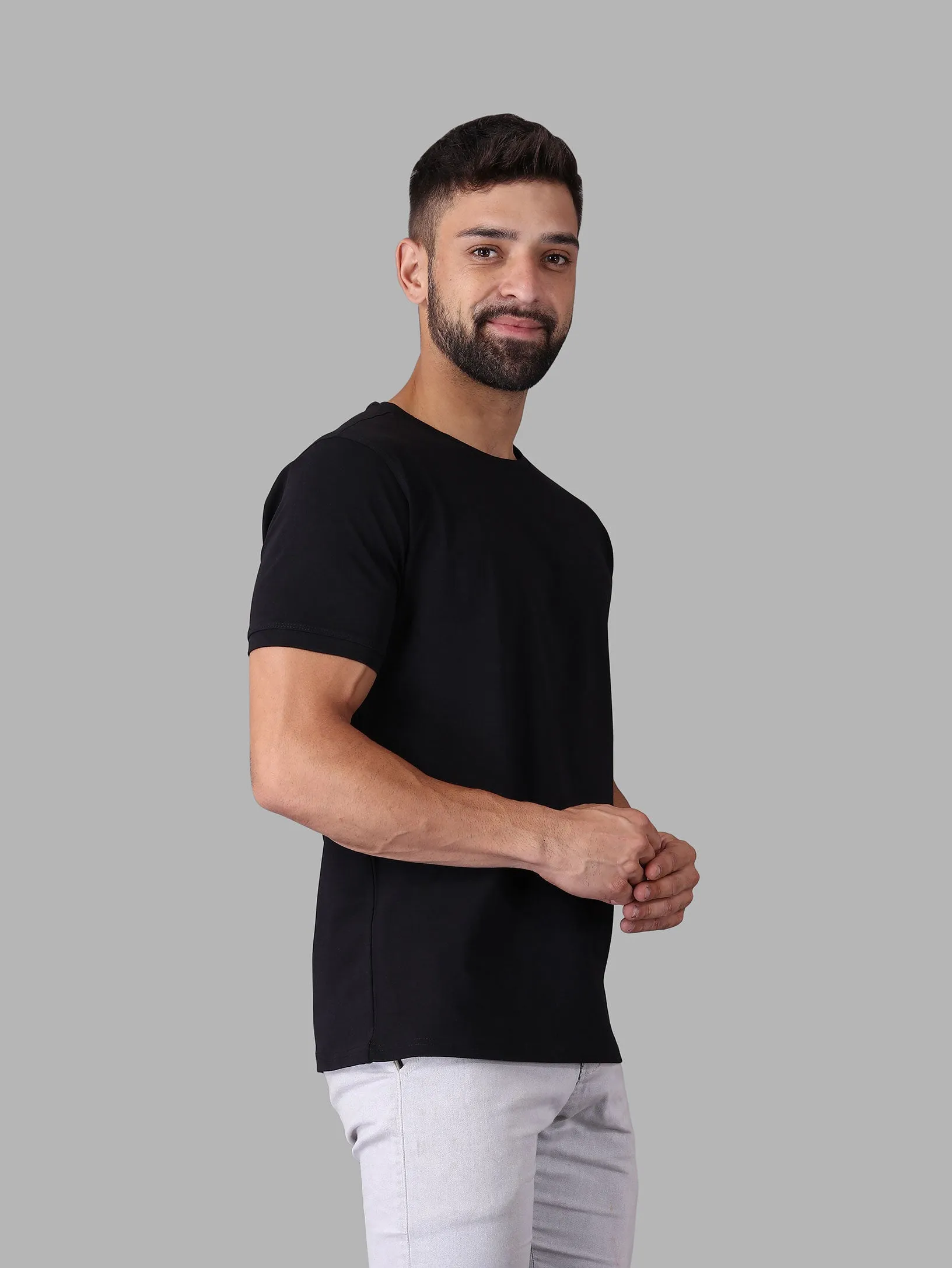 Crew Neck Half Sleeve T-Shirt