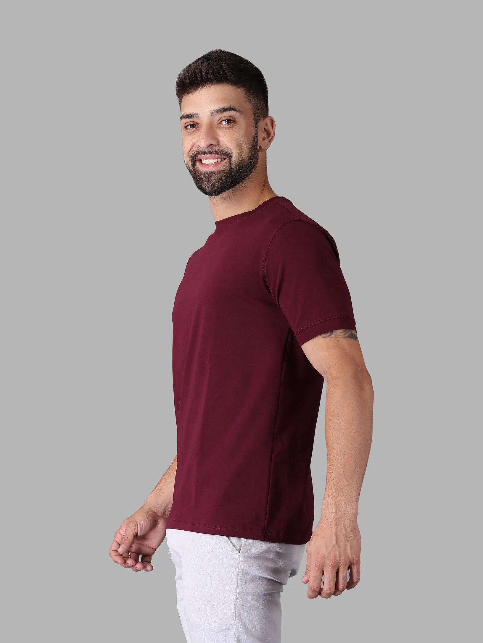 Crew Neck Half Sleeve T-Shirt