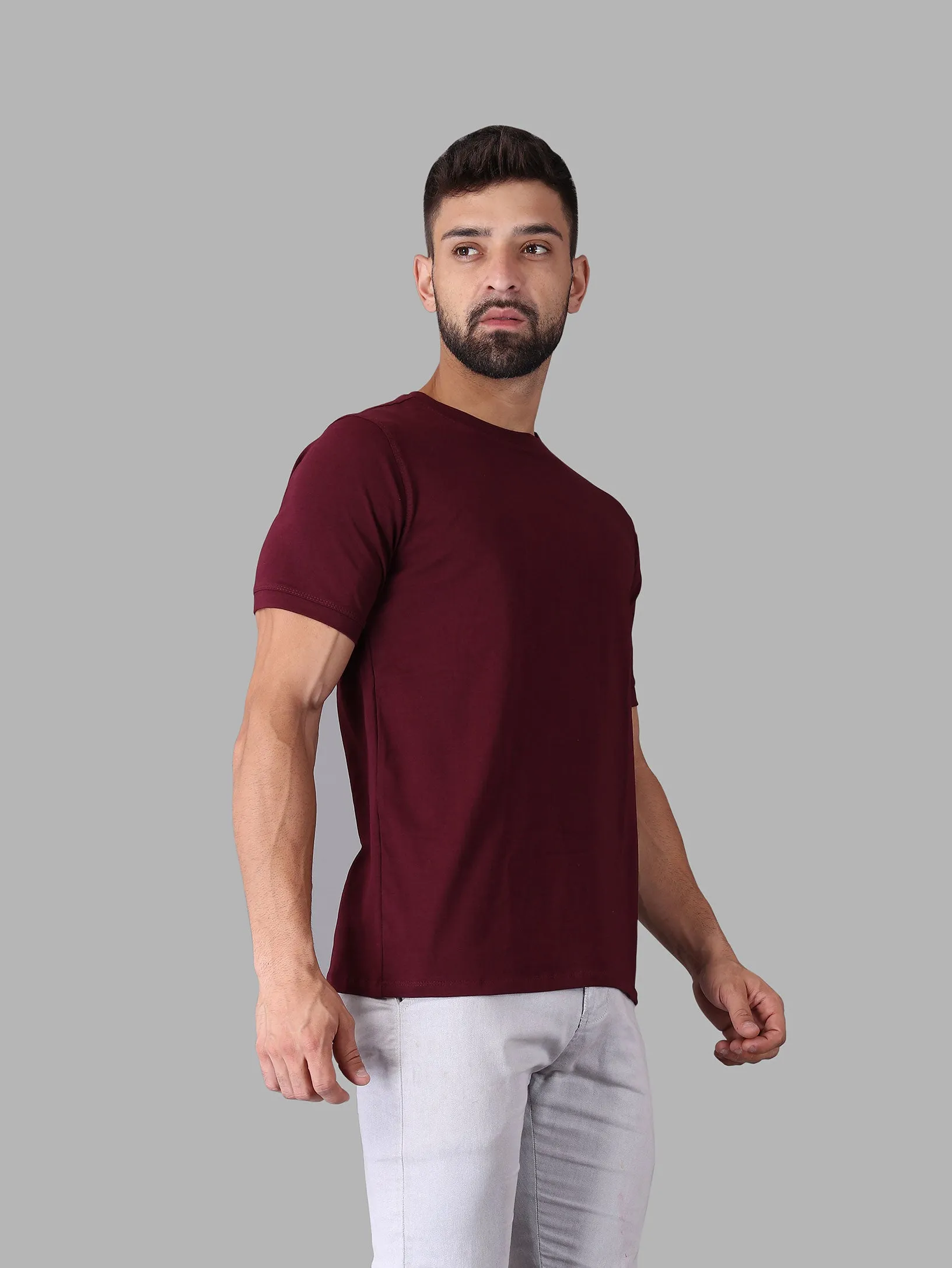 Crew Neck Half Sleeve T-Shirt