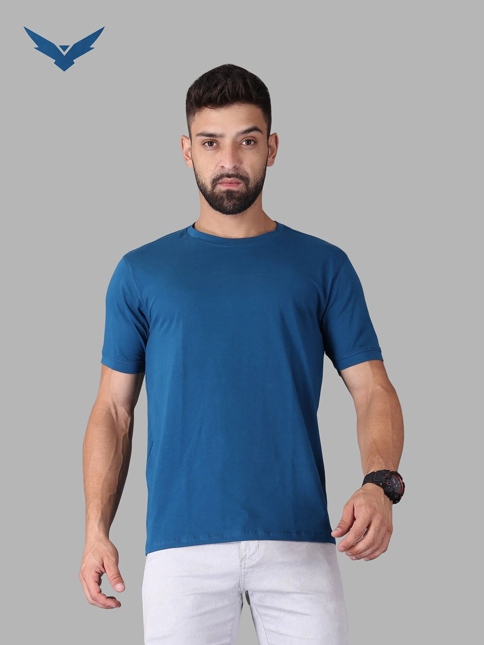 Crew Neck Half Sleeve T-Shirt