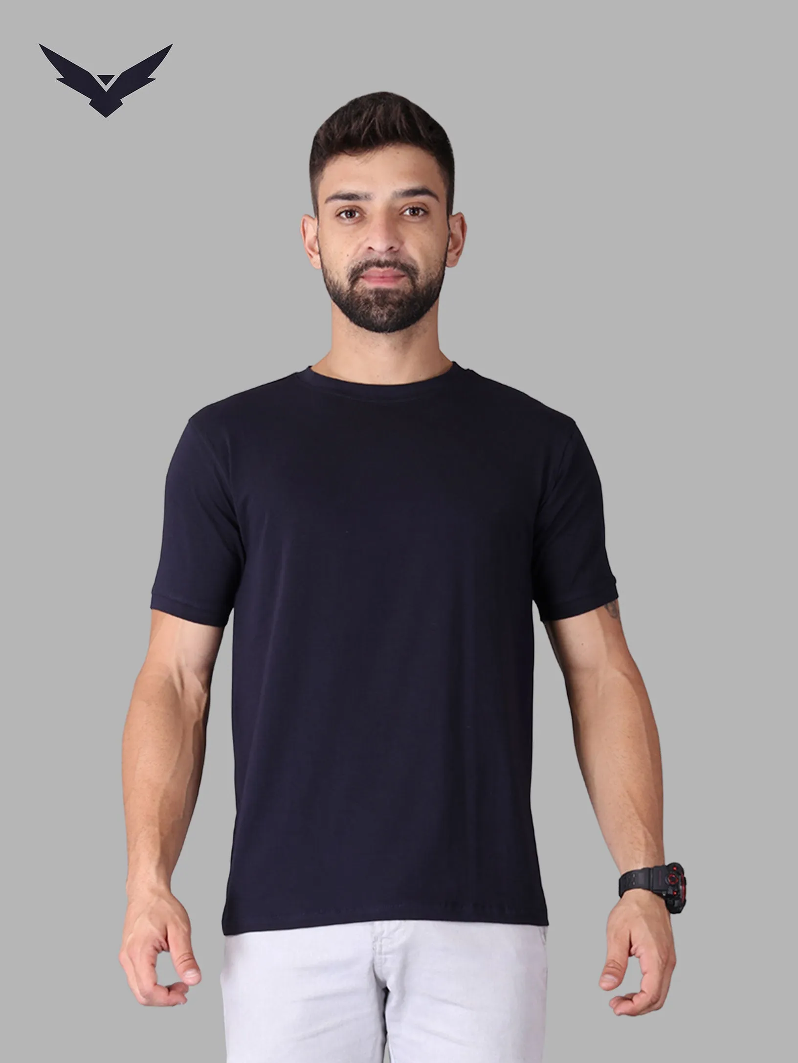 Crew Neck Half Sleeve T-Shirt