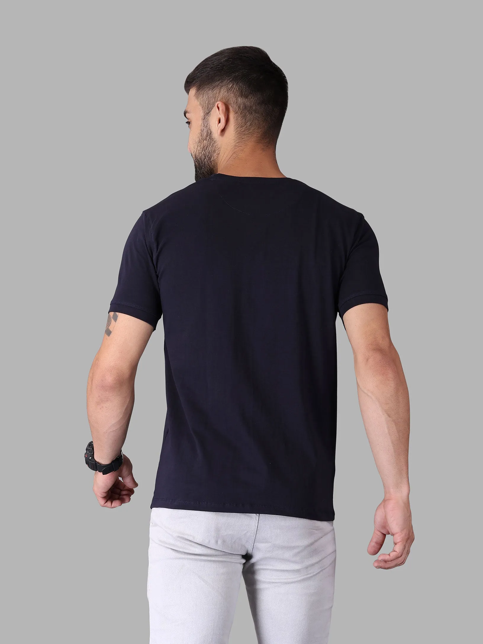 Crew Neck Half Sleeve T-Shirt