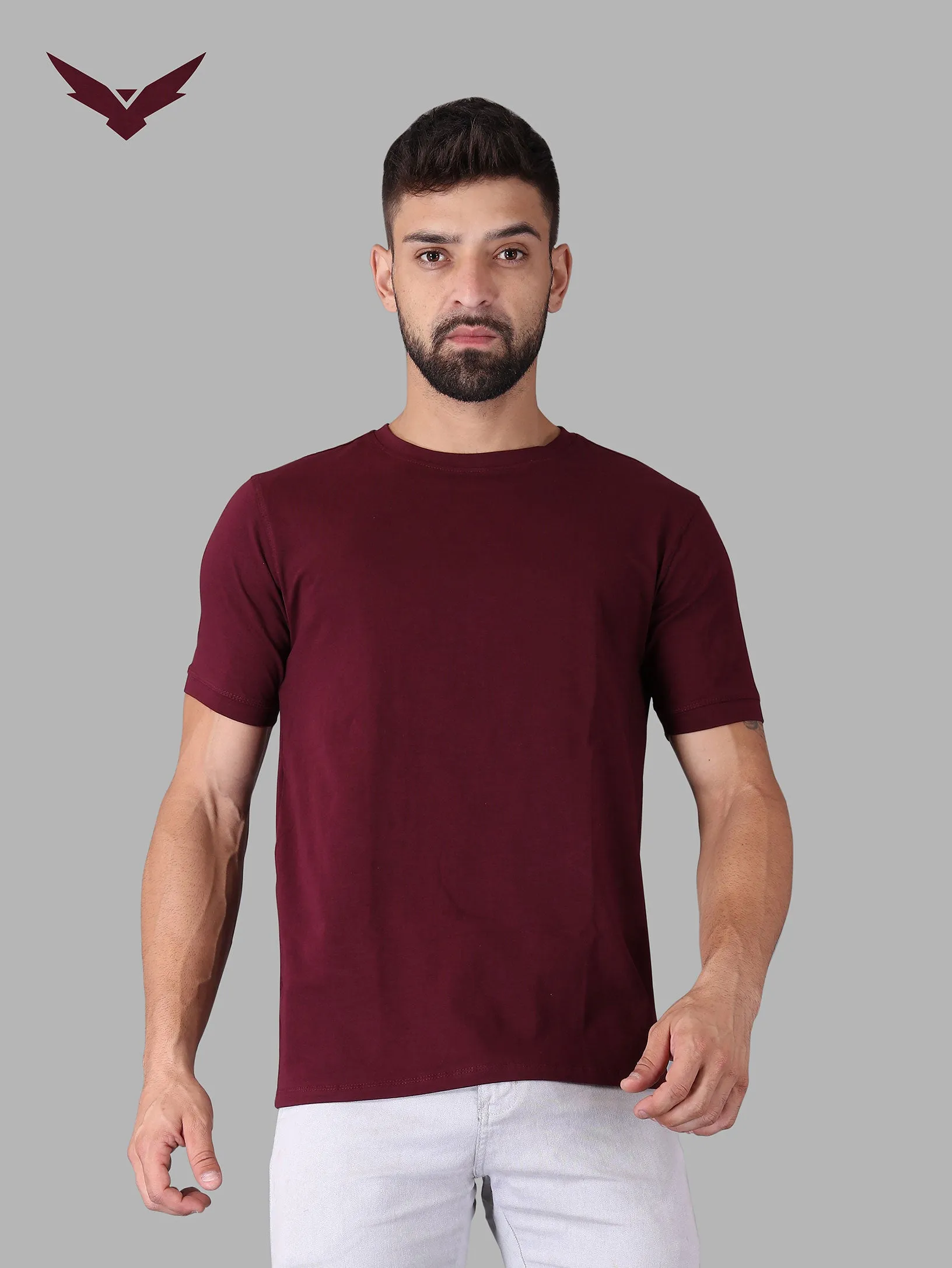 Crew Neck Half Sleeve T-Shirt