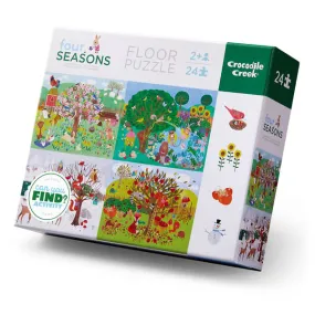 Crocodile Creek - Puzzle 24pcs - Four Seasons