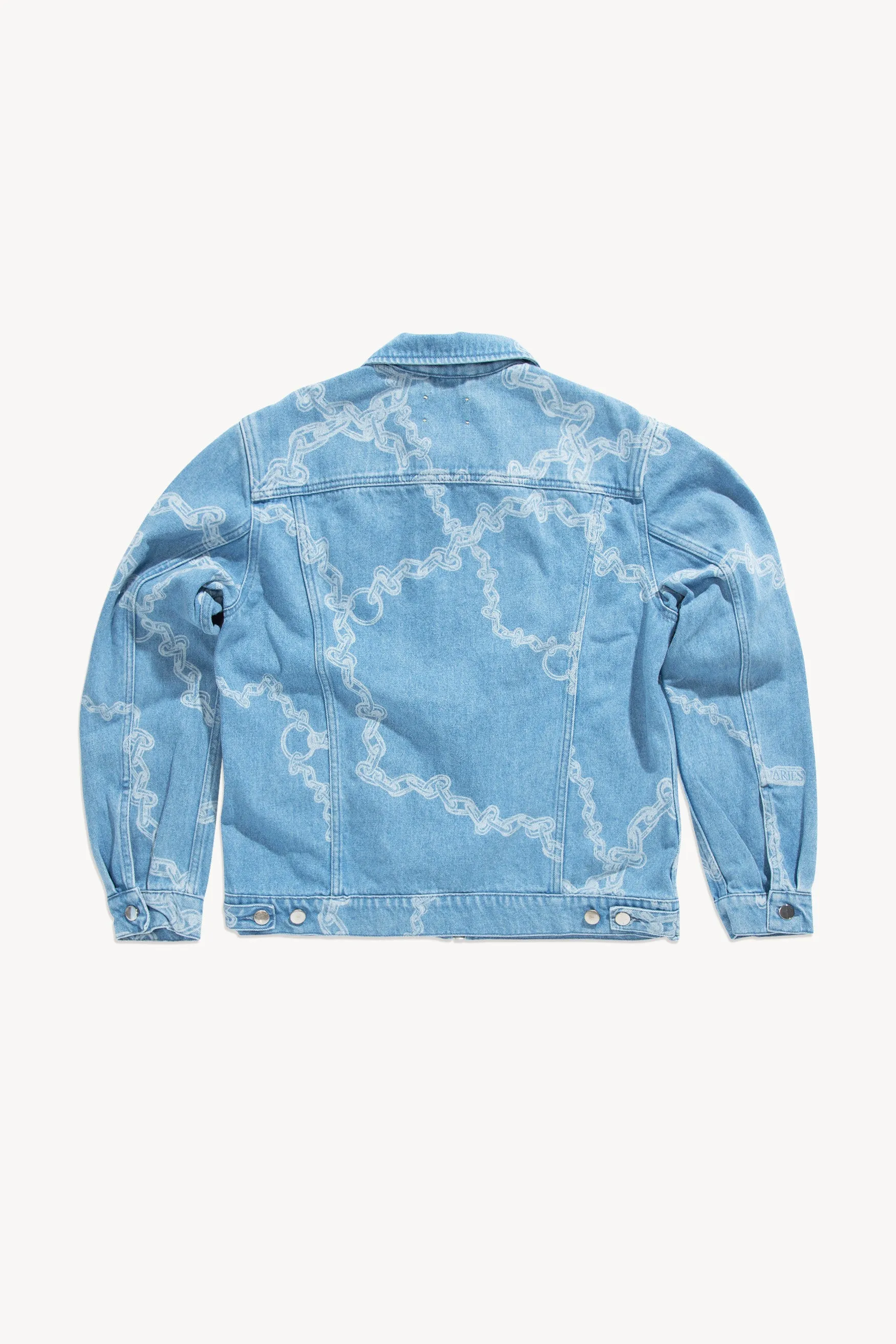 Denim Chains Harrington Jacket