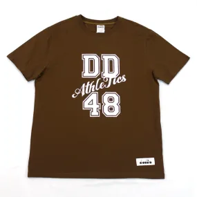 DIADORA Eliseo Brown Graphic T-Shirt