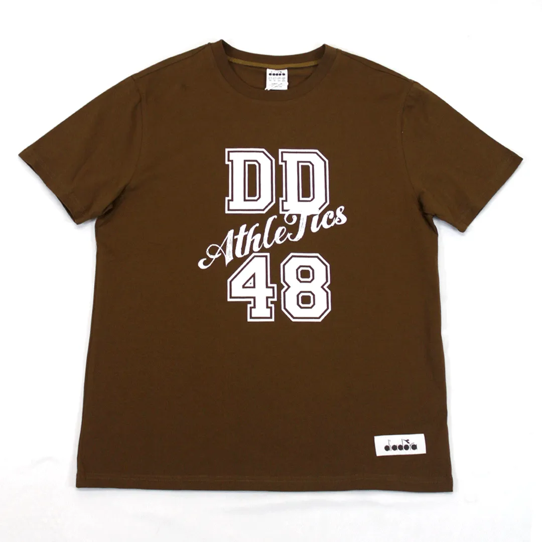 DIADORA Eliseo Brown Graphic T-Shirt