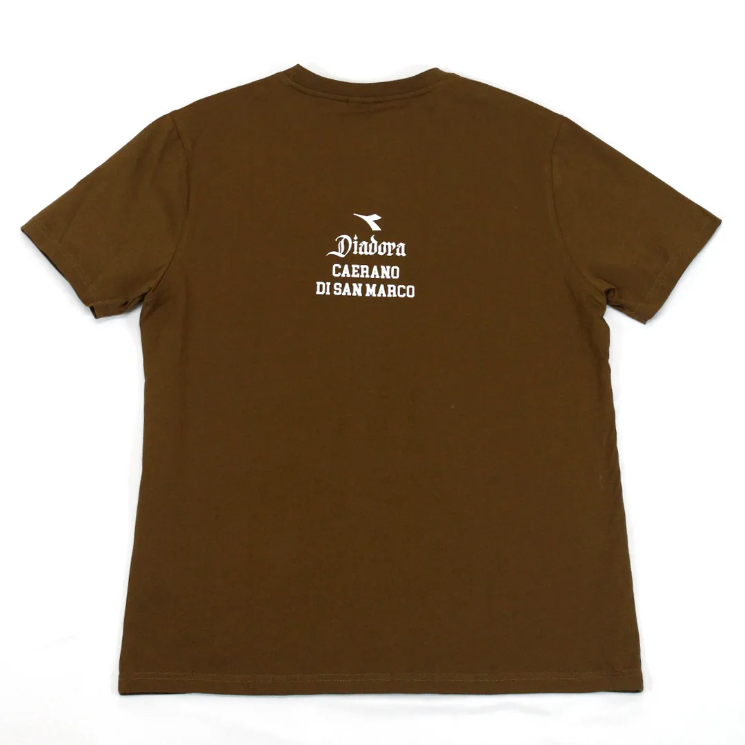 DIADORA Eliseo Brown Graphic T-Shirt