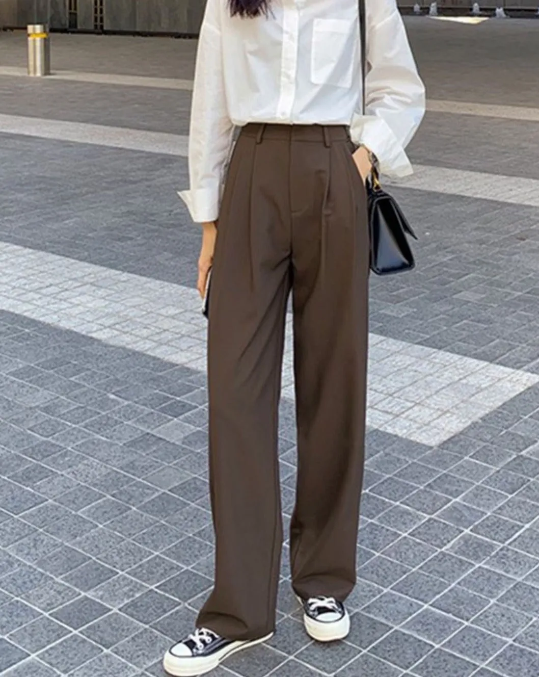 Formal Pleated Baggy Pants