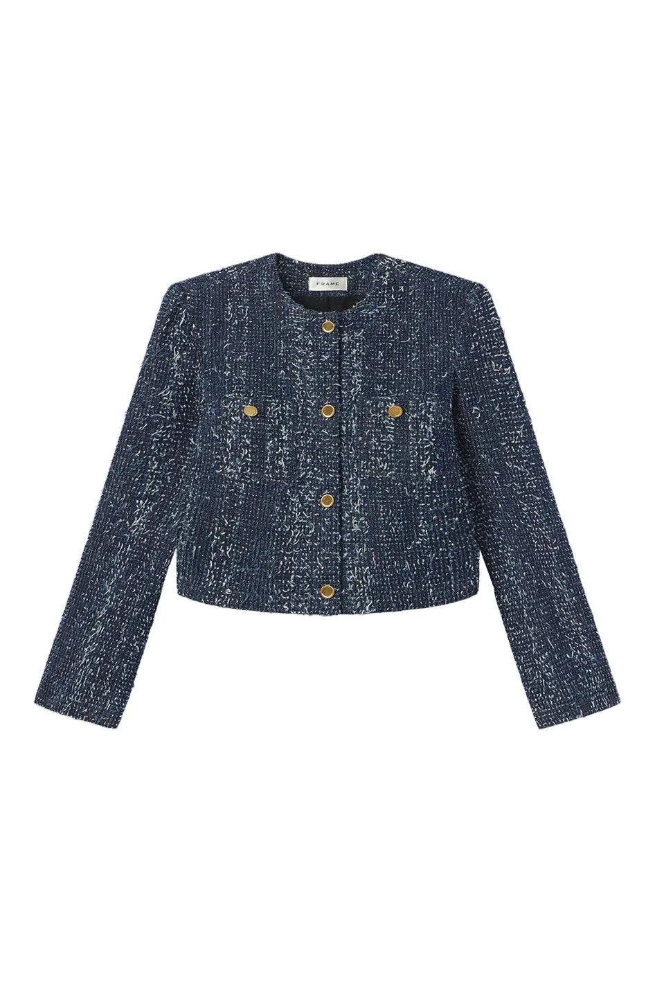 Frame Denim Boucle Jacket in Magic