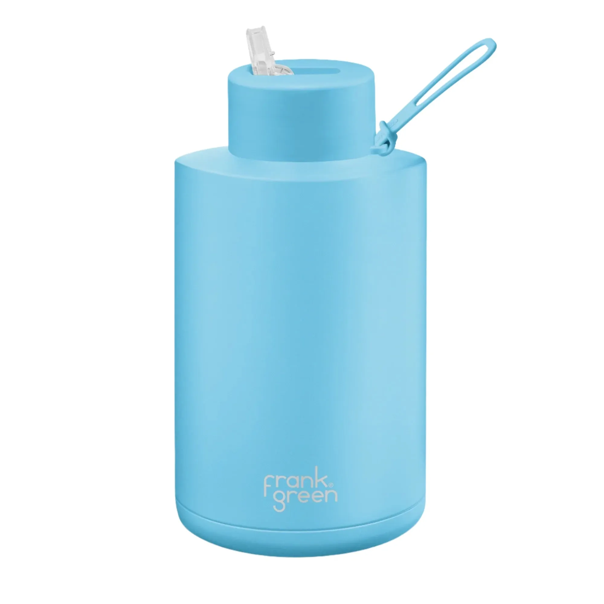 Frank Green - Reusable Straw Bottle 68oz/2L Sky Blue