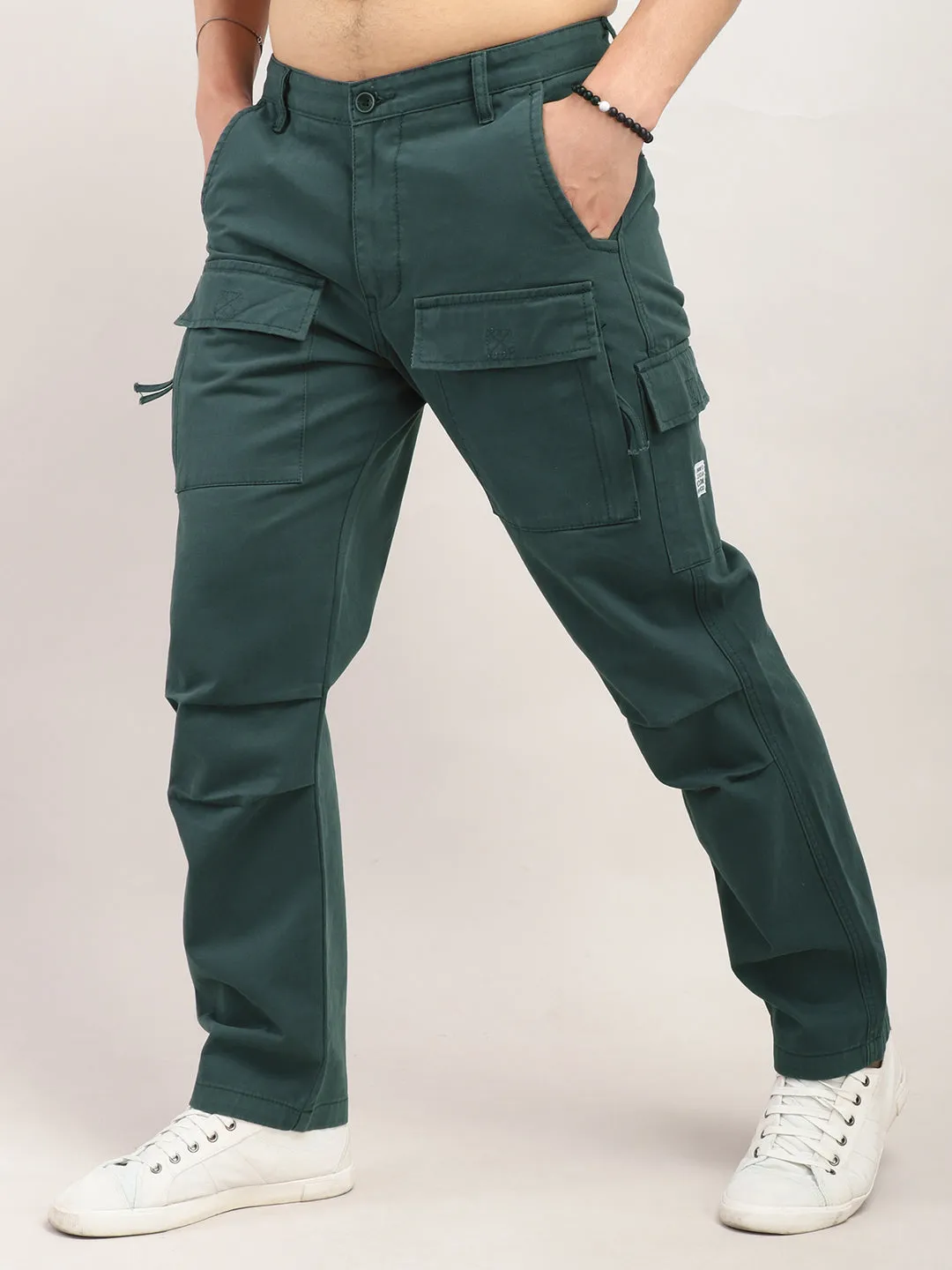 Glory Pine Green Multi Pocket Cargo