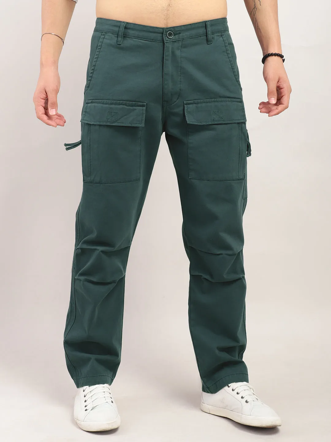 Glory Pine Green Multi Pocket Cargo