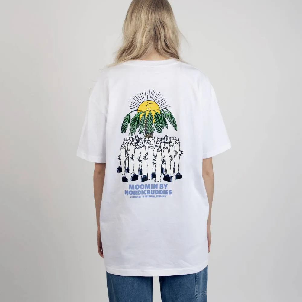 Hattifatteners T-shirt Unisex White - Nordicbuddies