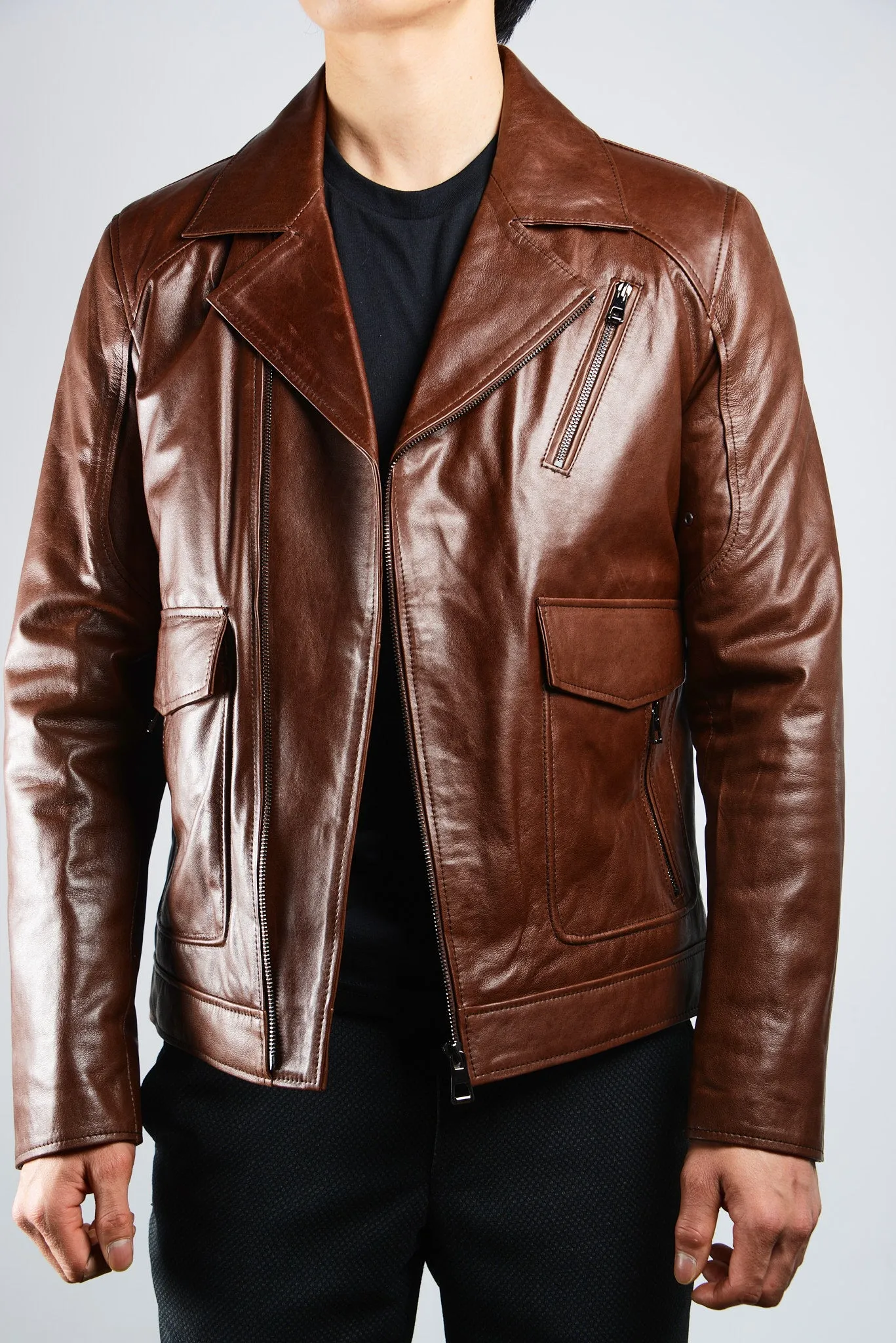 Holloway Biker Leather Jacket