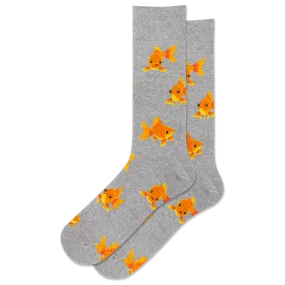 HOTSOX Men's Goldfish Crew Sock