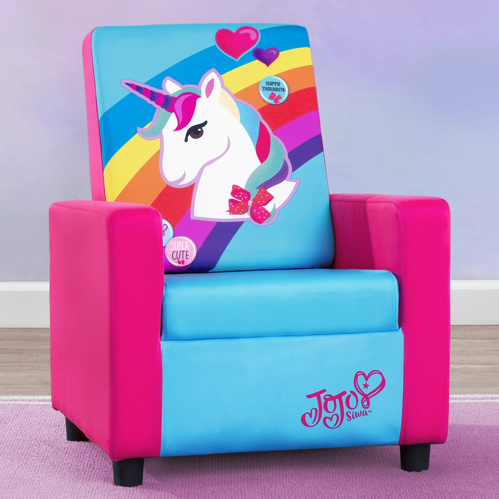 JoJo Siwa High Back Upholstered Chair