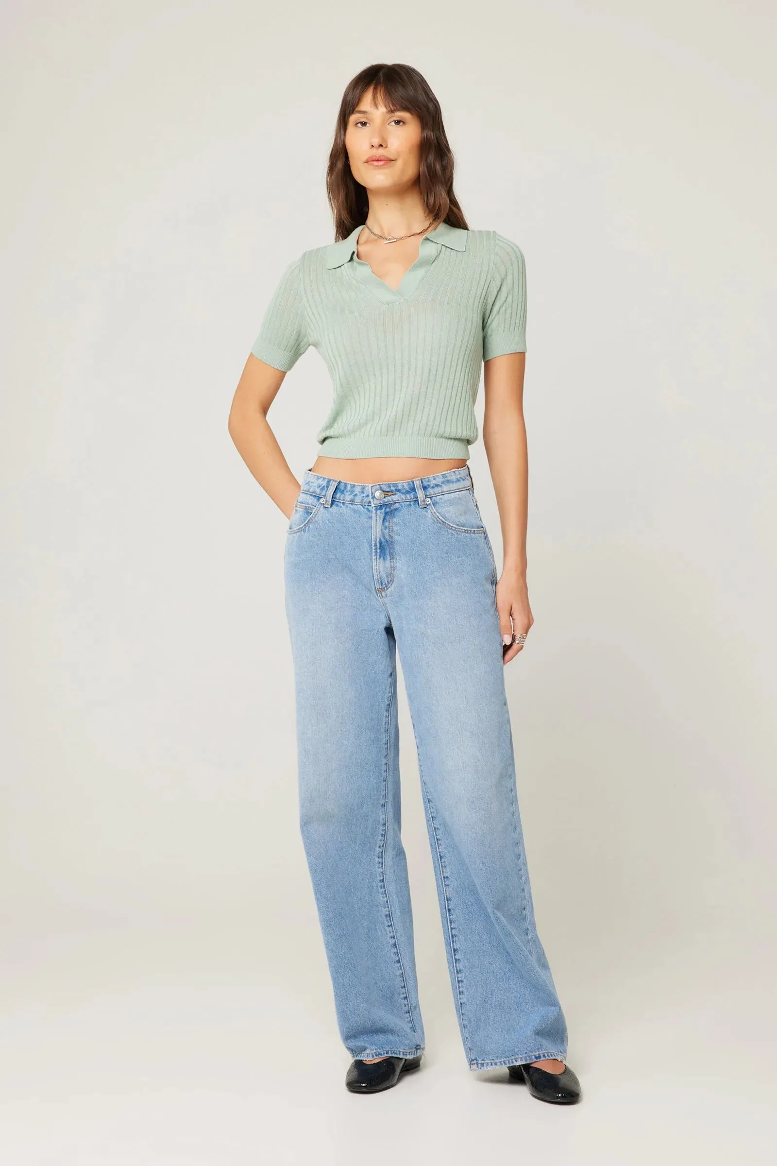 Kate Baggy Jeans - 90's Blue