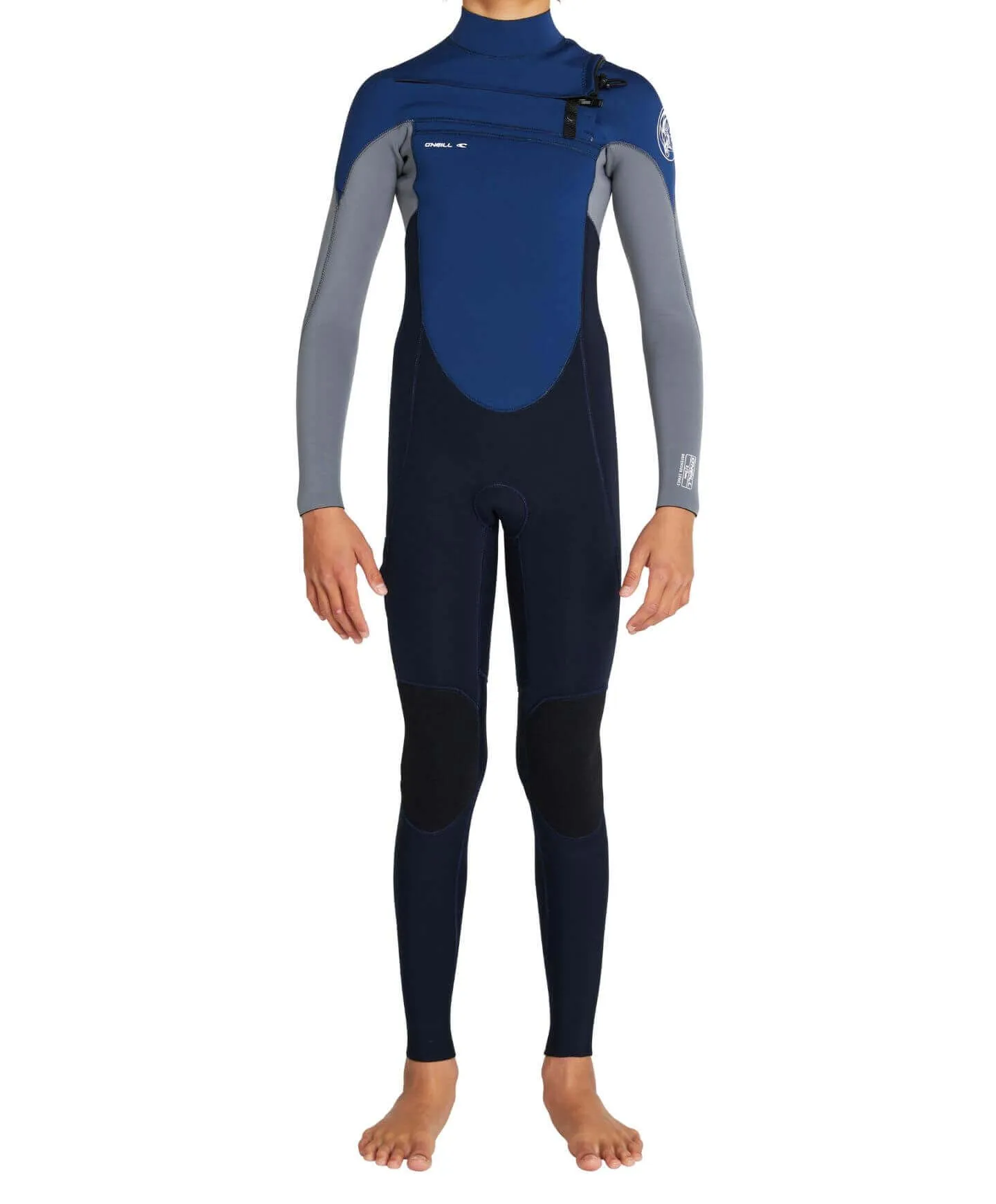 Kid's Defender 3/2mm Steamer Chest Zip Wetsuit - Abyss