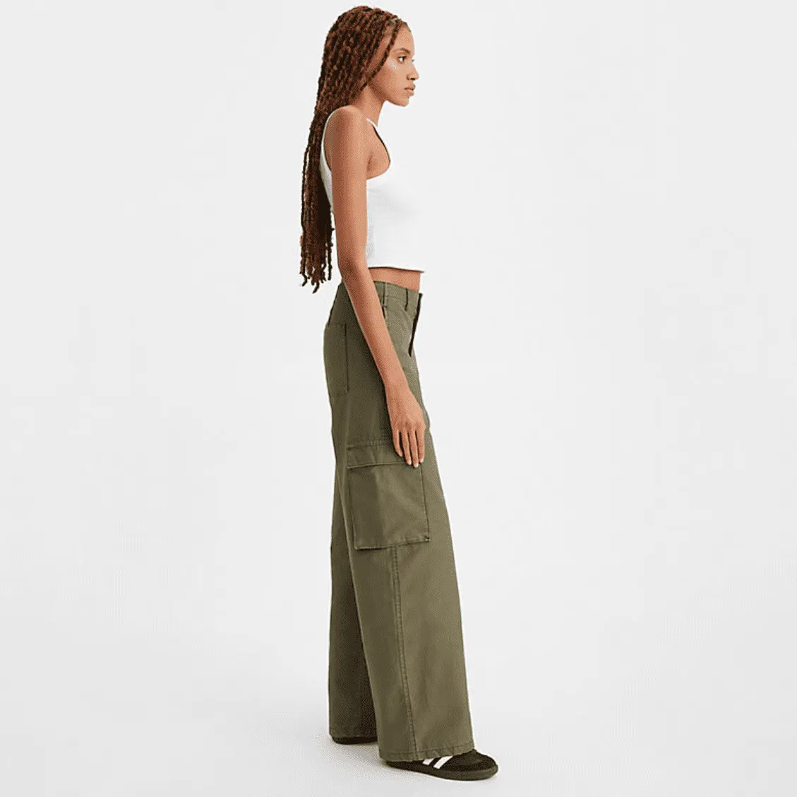 Levi's Baggy Cargo Olive Night