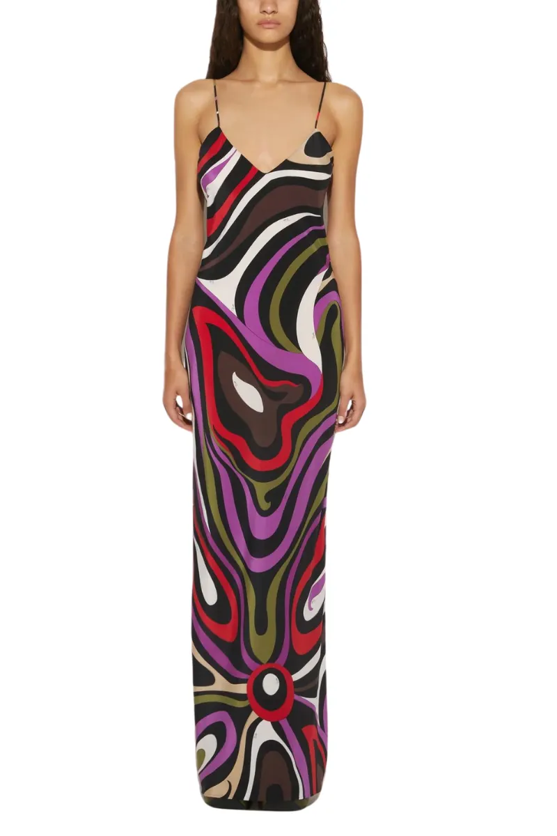 Marmo-Print Dress