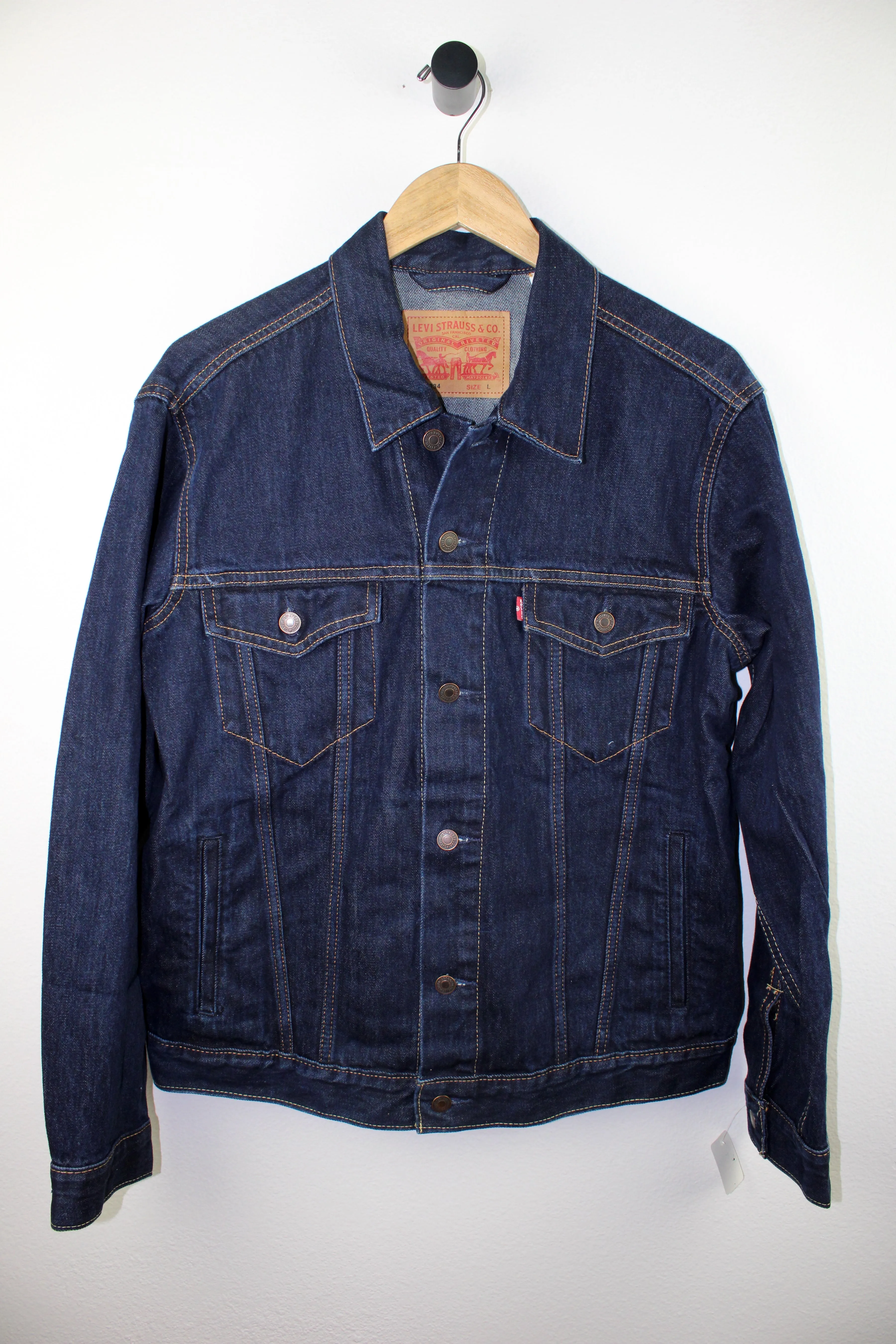 Oversized Denim Jacket- L