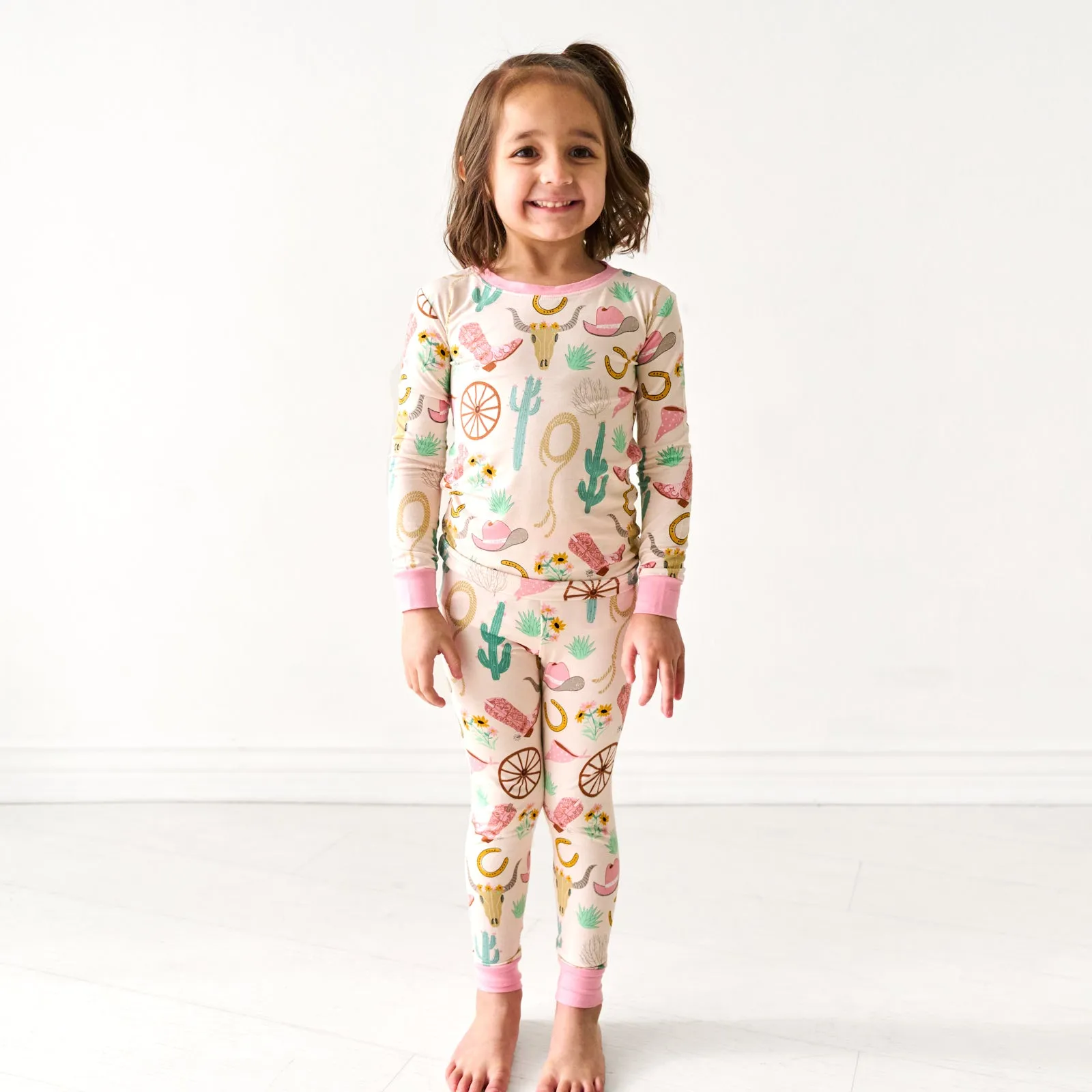 Pink Ready to Rodeo Two-Piece Pajama Set