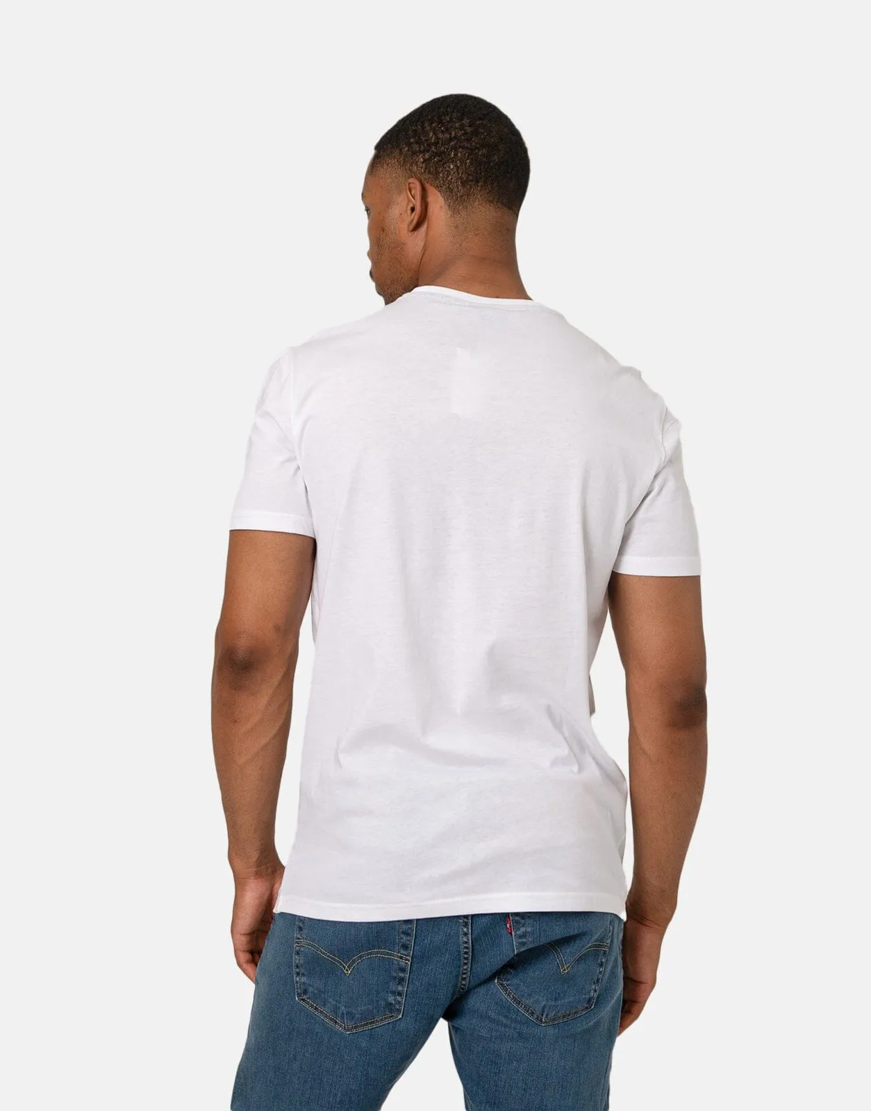 Polo Stripe Print T-Shirt White